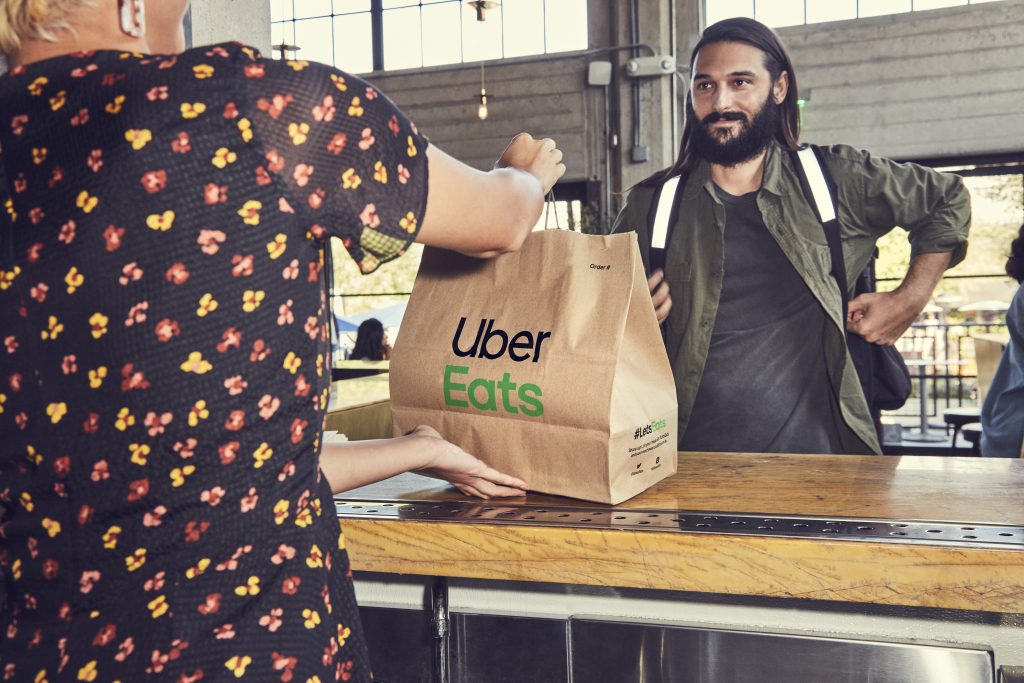 Uber Eats is helping restaurants promote their business. 