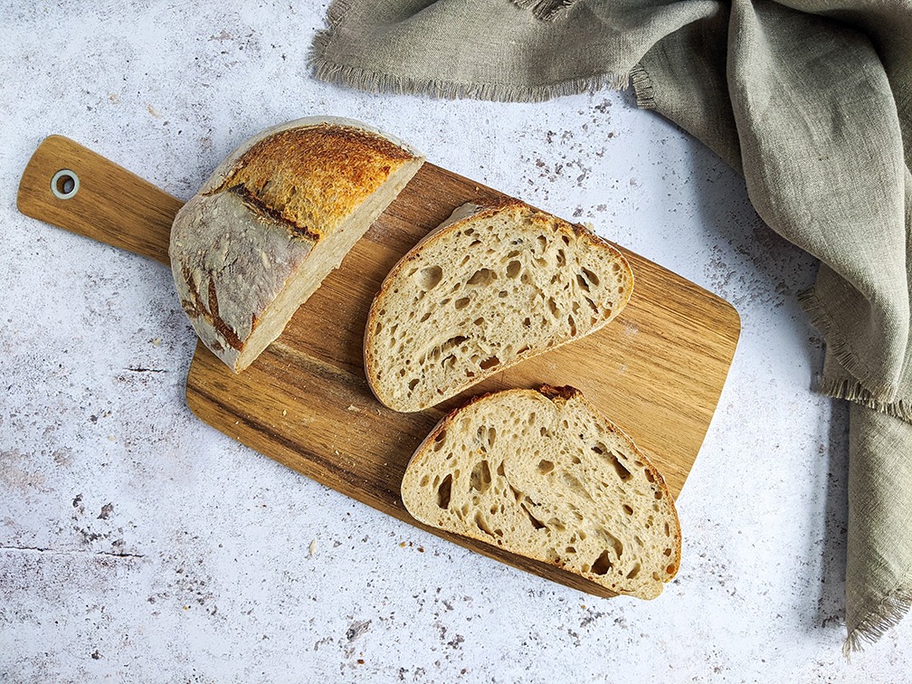 The fermentation process of making sourdough significantly reduces the levels of gluten