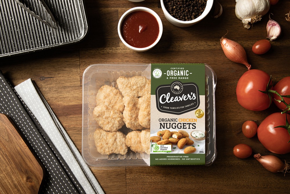 Cleaver's has brought certified organic meat to the convenience foods aisle