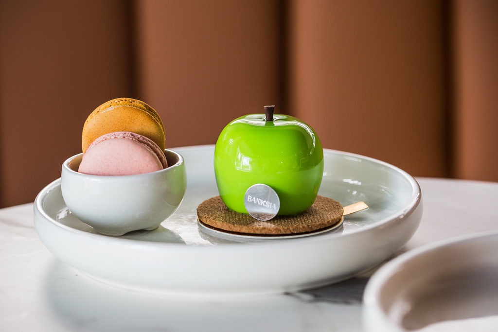 The eye-catching Apple Delight pays homage to the Granny Smith