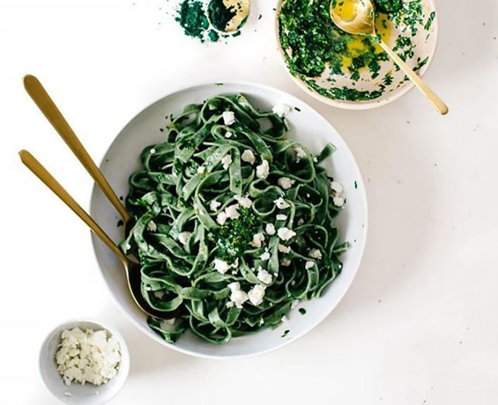 Algae pasta: making a staple food even better for you