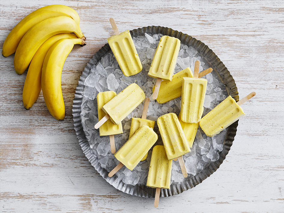 4-ingredient banana ice pops