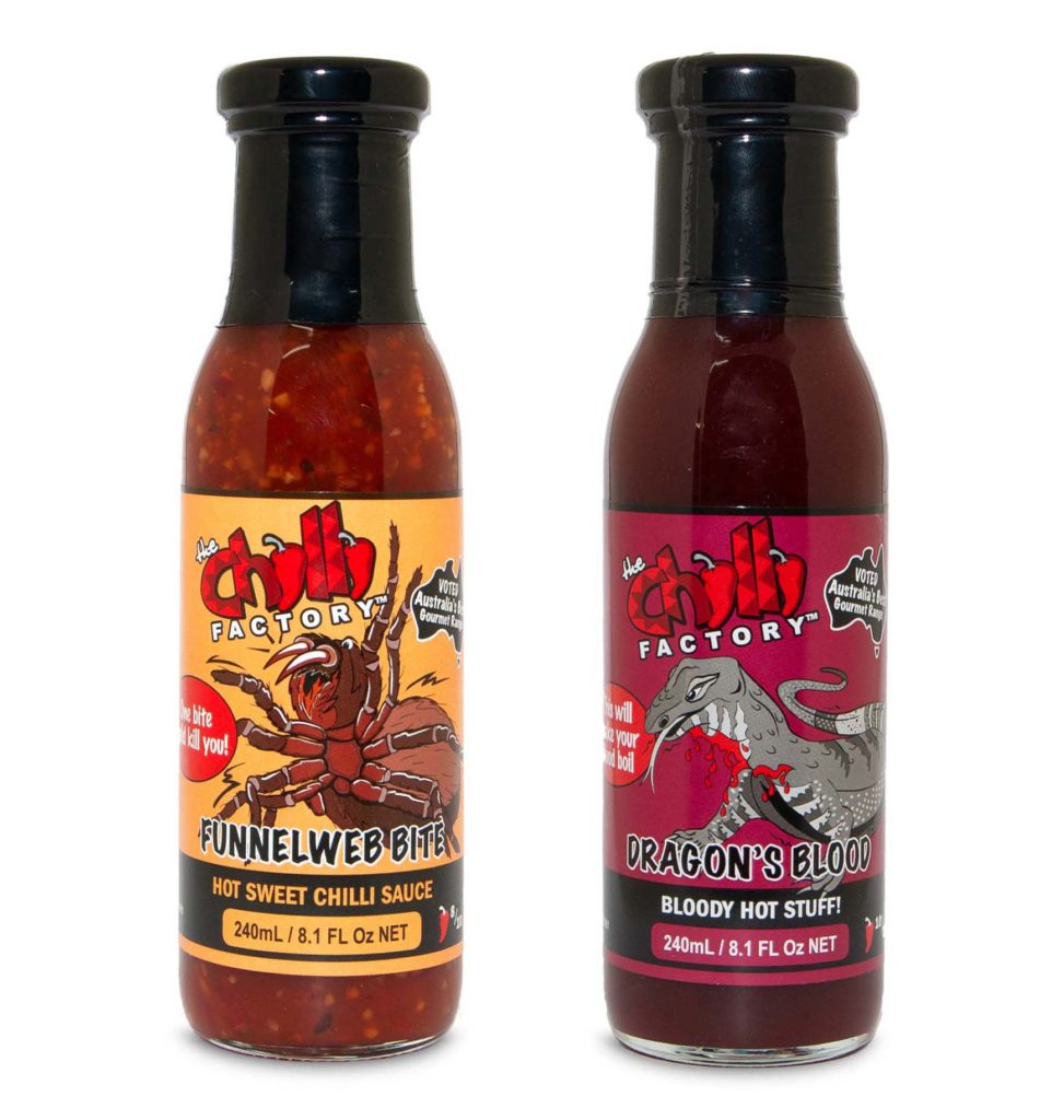 The Chilli Factory hot sauces
