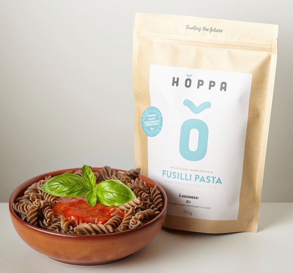 Australia's Hoppa Foods produces high protein cricket pastas, flours and powders