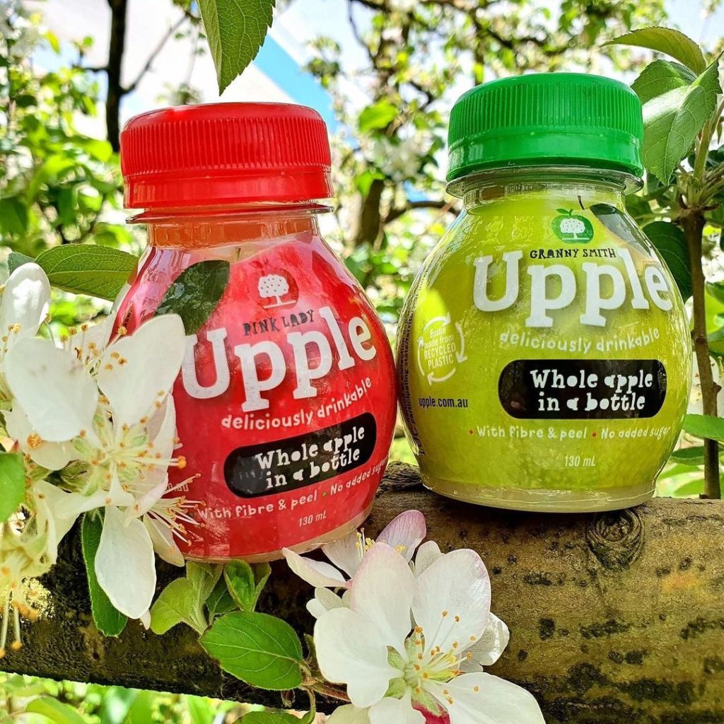 Upple is 99.9% apple, and has more fibre than juice