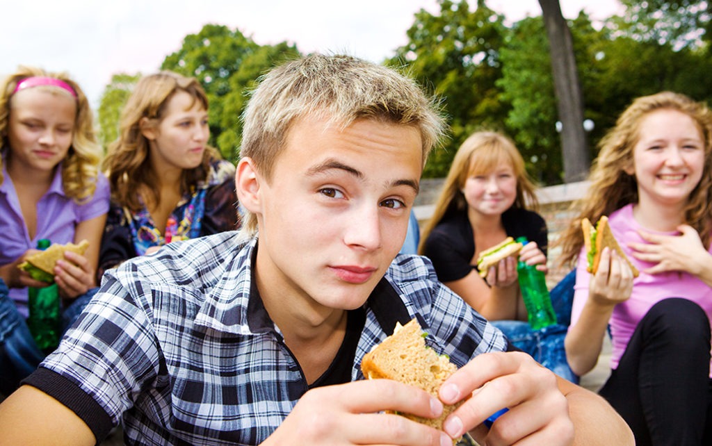 Teens are undergoing rapid physical changes, which require plenty of fuel