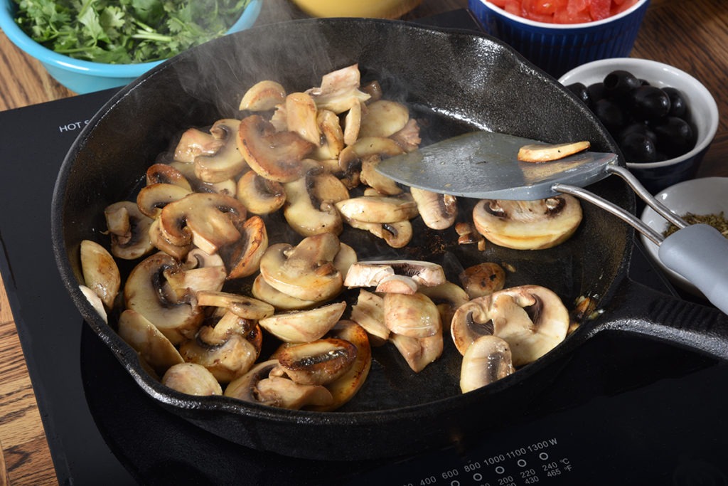 Sautéing your mushrooms before adding them to your meals will ensure you get the most flavour