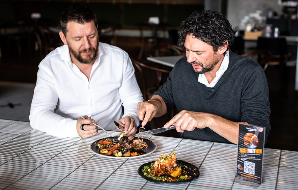 Manu Feildel and Colin Fassnidge are ambassadors for NSW club dining