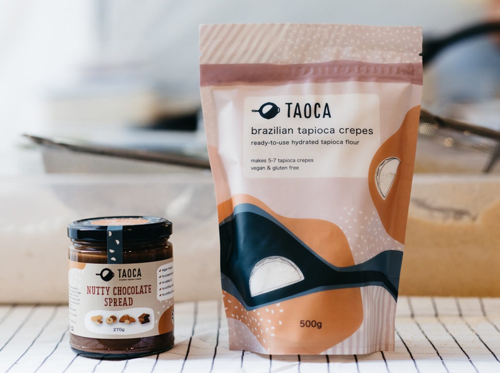 You can now buy Taoca ready-to-use crepe base and chocolate spread online.  