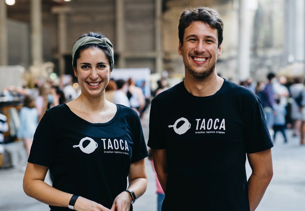 Taoca founders Renata Santoniero and Bruno Homero 
