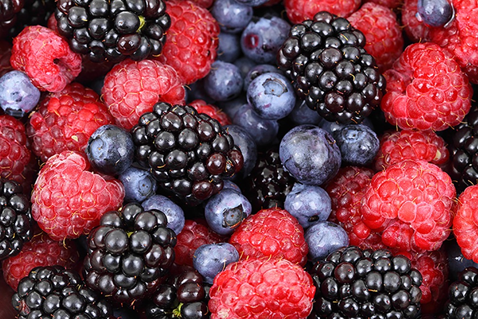 Berries are rich in flavonoids