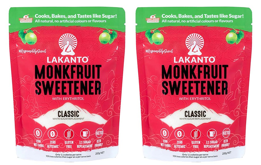 Lakanto monk fruit sweeteners