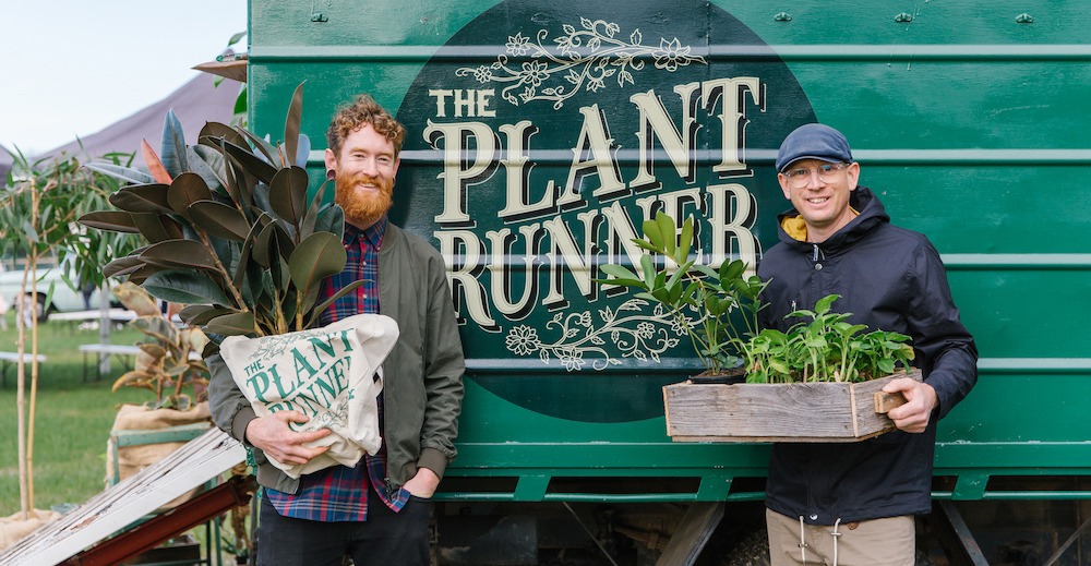 The Plant Runner co-founders Dominic Hooghuis and Duncan Hilder 