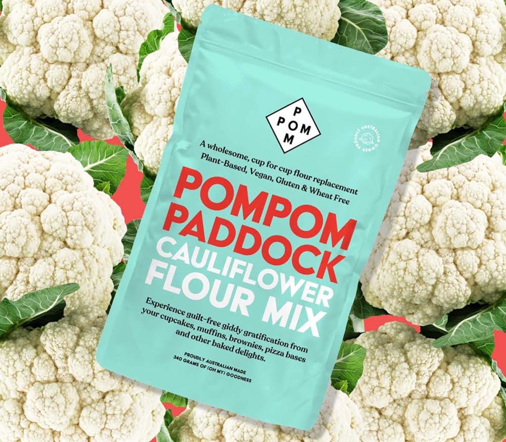 Alternative flours: PomPom Paddock cauliflower flour