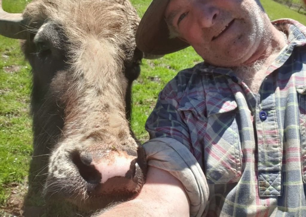 Tasmanian buffalo farmer Phillip Oates