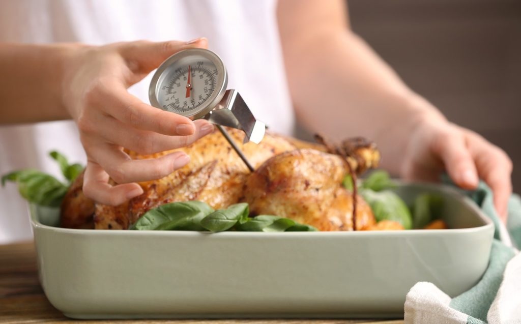Food safety: use a meat thermometer