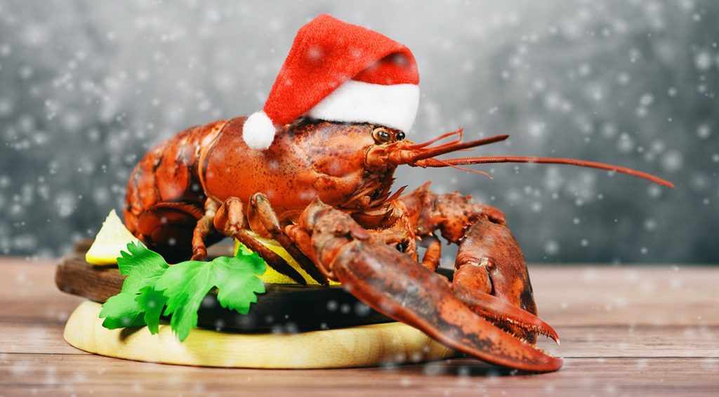 Christmas food: lobster is going cheap