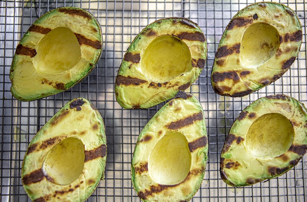 Grilled avocado