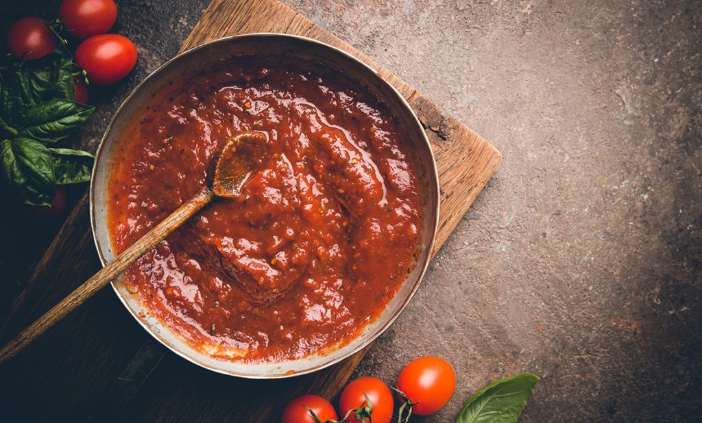 Tomato-based pasta sauce