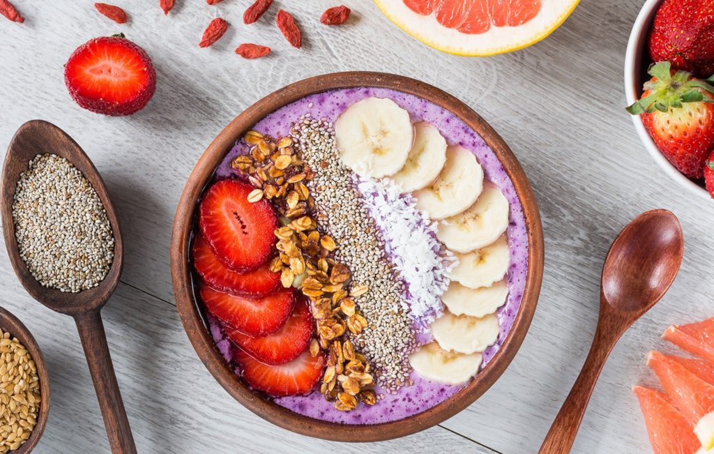 An acai bowl can contain up to 50 grams of sugar