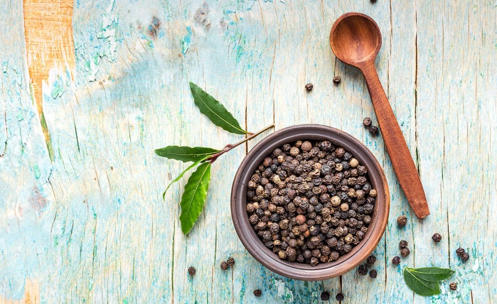 The best herbs and spices for health: black pepper