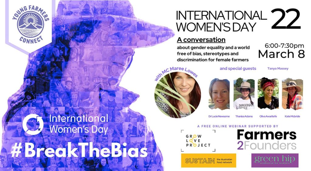 Young Farmers Connect to hold special webinar for International Women's Day