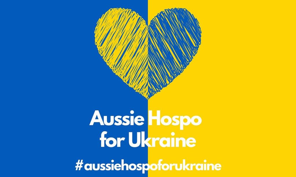 Australian food news: Aussie Hospo for Ukraine
