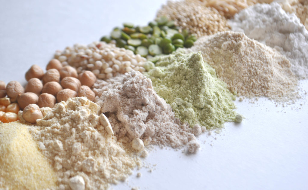 Using flours made from healthy grains and seeds will add more nutrients to your diet