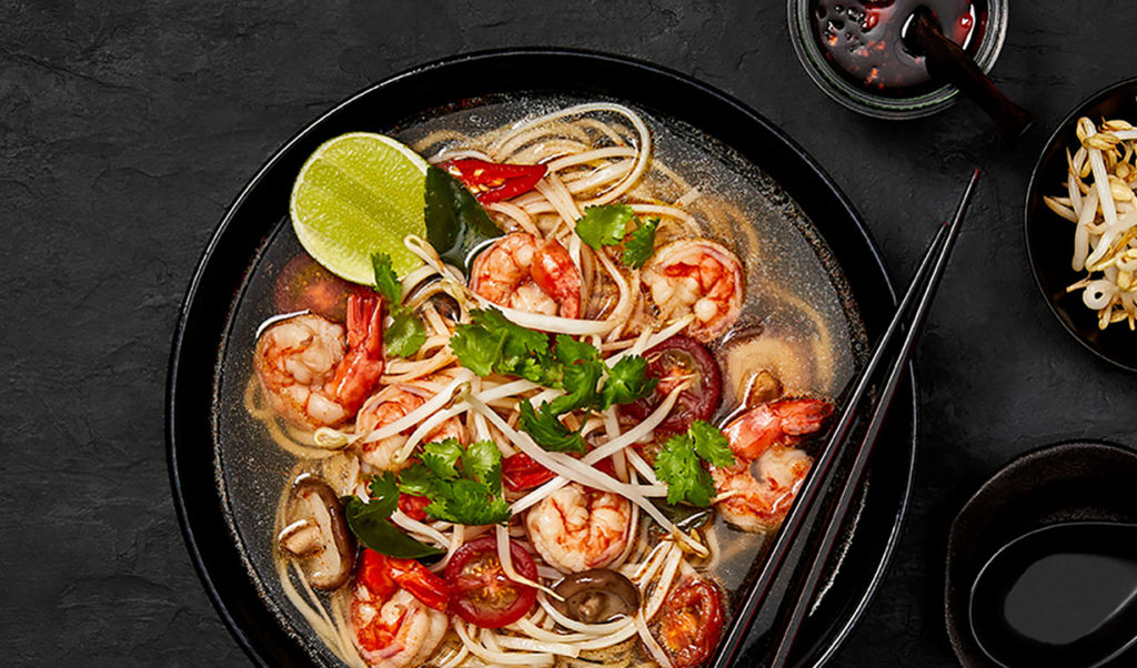 4 recipes that are faster than takeaway: prawn noodle soup 