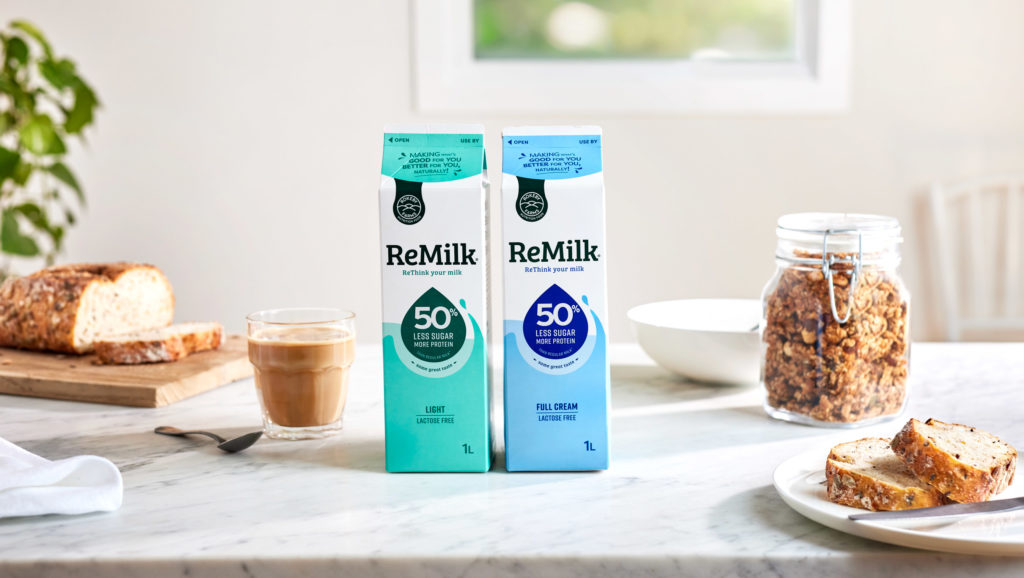 Australian food news: ReMilk contains 50 percent less sugar than regular milk