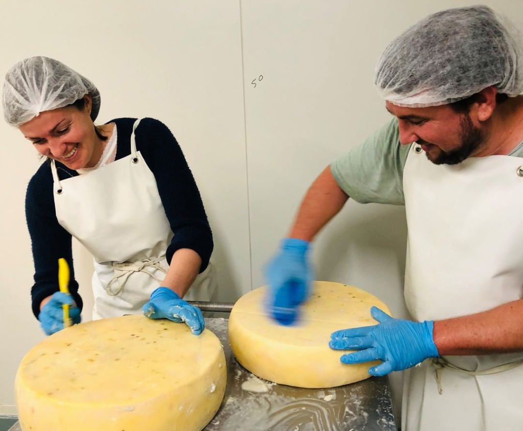 Cheesemakers Ivan and Julie Larcher